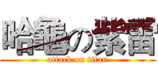 哈龜の紫雷 (attack on titan)