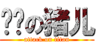 进击の猪儿 (attack on titan)