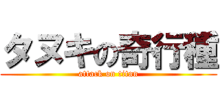 タヌキの奇行種 (attack on titan)