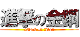 進撃の金鋼 (attack on titan)