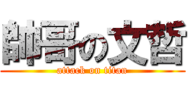 帥哥の文哲 (attack on titan)