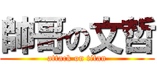帥哥の文哲 (attack on titan)