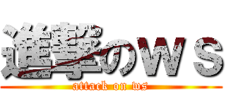 進撃のｗｓ (attack on ws)