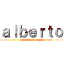 ａｌｂｅｒｔｏ (me la suda)