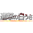 進撃の白うさ (attack on titan)