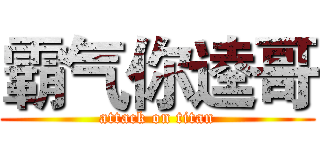霸气你逵哥 (attack on titan)
