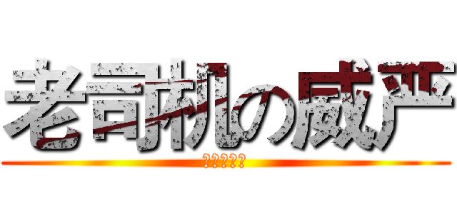 老司机の威严 (哦～开车了)