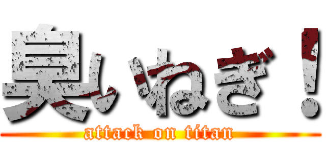 臭いねぎ！ (attack on titan)