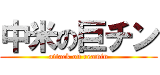 中米の巨チン (attack on reamin)