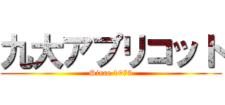 九大アプリコット (Since 1979)