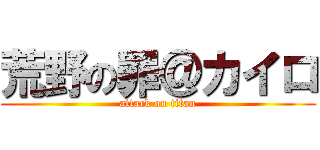 荒野の罪＠カイロ (attack on titan)