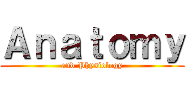 Ａｎａｔｏｍｙ (and Physiology)