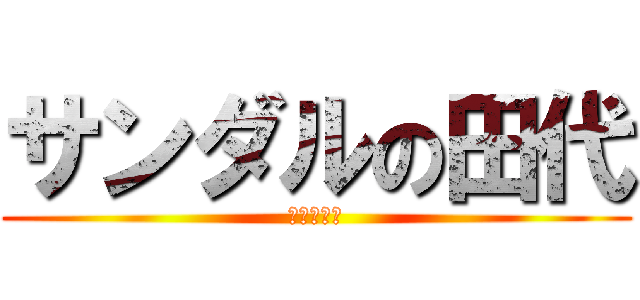 サンダルの田代 (連合三多摩)