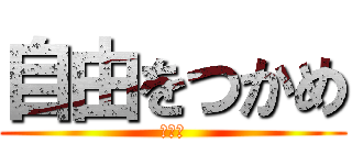 自由をつかめ (怠惰を)