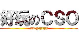好玩のＣＳＯ (cso yayaya)