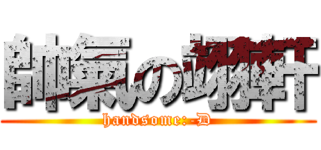 帥氣の翊軒 (handsome:-D)