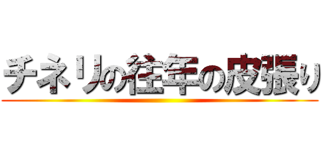チネリの往年の皮張り ()
