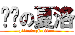 进击の夏洛 (attack on titan)