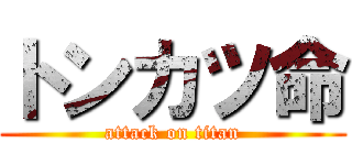 トンカツ命 (attack on titan)