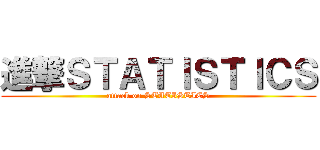 進撃ＳＴＡＴＩＳＴＩＣＳ (attack on STATISTICS)