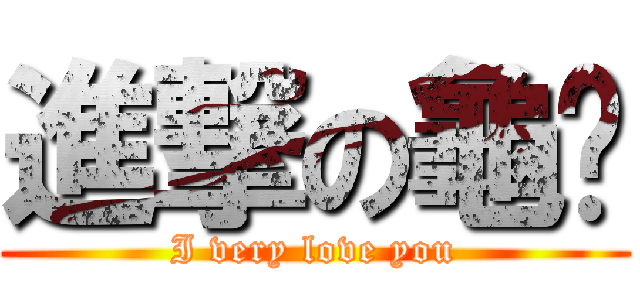進撃の龜喵 (I very love you)
