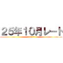 ２５年１０月レート (149円/$)