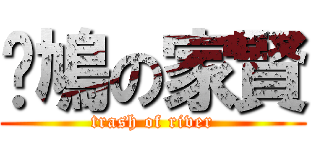 戇鳩の家賢 (trash of river)