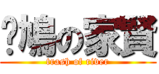 戇鳩の家賢 (trash of river)