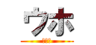 ウホ (・∀・)
