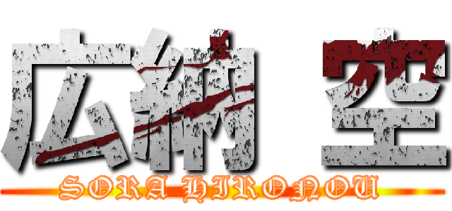 広納 空 (SORA HIRONOU)