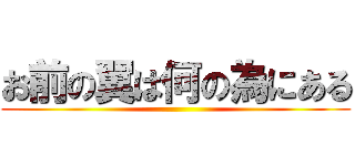 お前の翼は何の為にある ()