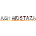 ＡＳＨ ＭＯＳＴＡＺＡ (letritas en fuego)