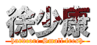 徐少康 (hardcore Small fresh)