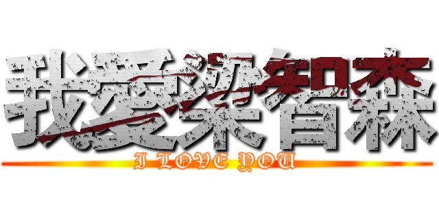 我愛梁智森 (I LOVE YOU)