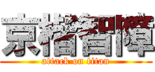 京楷智障 (attack on titan)