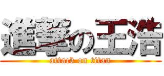 進撃の王浩 (attack on titan)