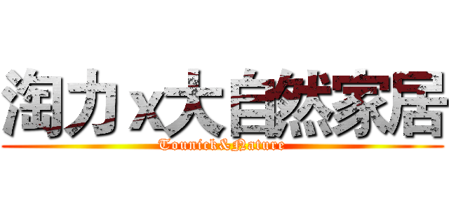淘力ｘ大自然家居 (Tounick&Nature)