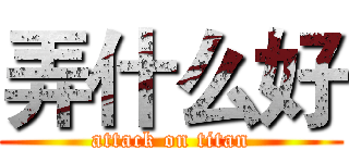 弄什么好 (attack on titan)