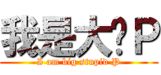我是大傻Ｐ (I am big stupid P)