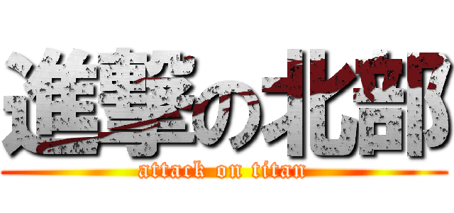 進撃の北部 (attack on titan)