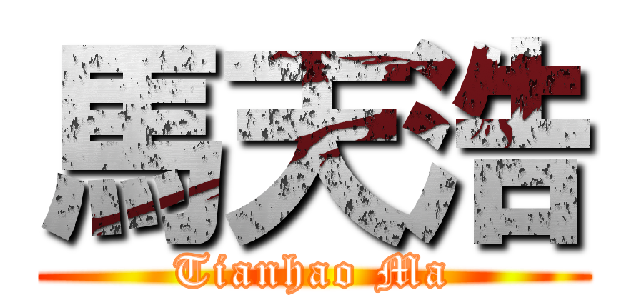 馬天浩 (Tianhao Ma)