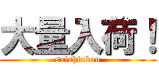 大量入荷！ (saishinkan)