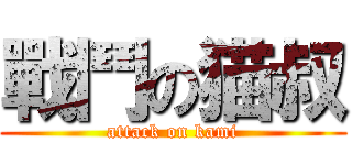 戰鬥の猫叔 (attack on kami)