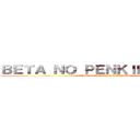 ＢＥＴＡ ＮＯ ＰＥＮＫＩＢＲＵＡＳＨＩ (Beta no PENKIBRUASHI)