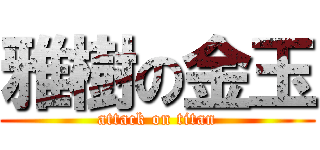 雅樹の金玉 (attack on titan)