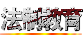 法制教育 ()