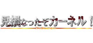 見損なったぞカーネル！ (Brother, stop it!)