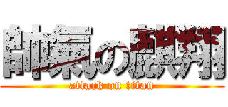 帥氣の麒翔 (attack on titan)