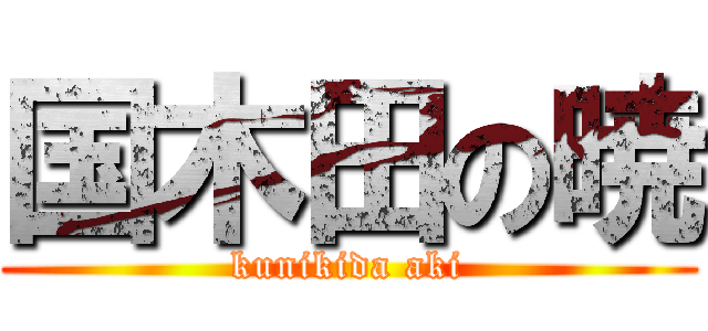 国木田の暁 (kunikida aki)