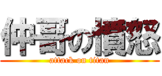 仲哥の憤怒 (attack on titan)